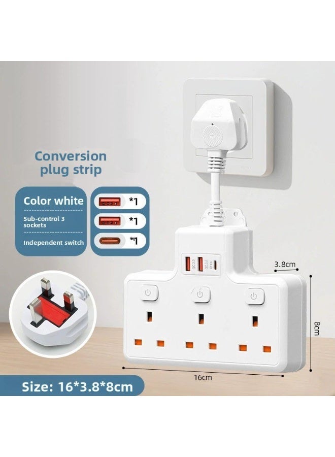 International Universal Power Converter Socket - Multi-Plug Compatibility, Safe Adapter, Multi-Function Extension Strip - Image 1